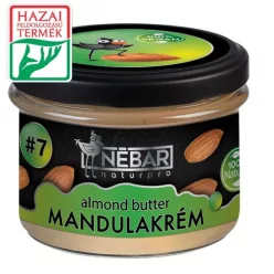 Nébar naturpro mandulakrém 180 g - Bio és natúr élelmiszerek