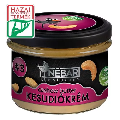 Nébar naturpro kesudiókrém 180 g - Bio és natúr élelmiszerek
