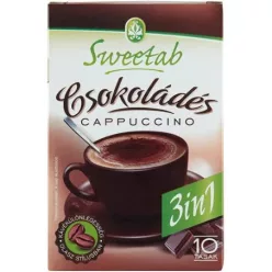 Sweetab cappuccino por csokis 10db 100 g - Bio és natúr élelmiszerek