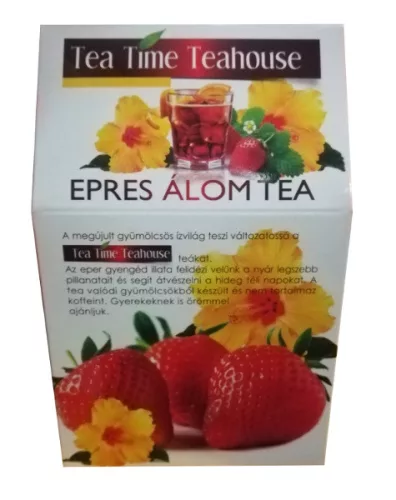 Tea Time teaház epres álom 100 g - Bio és natúr élelmiszerek