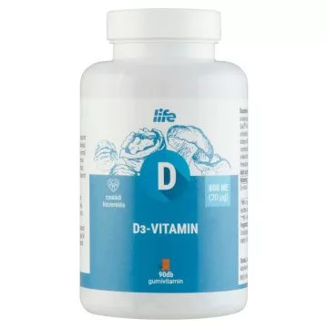 Life d3 vitamin 4000ne filmtabletta 120 db - Bio és natúr étrendkiegészítők