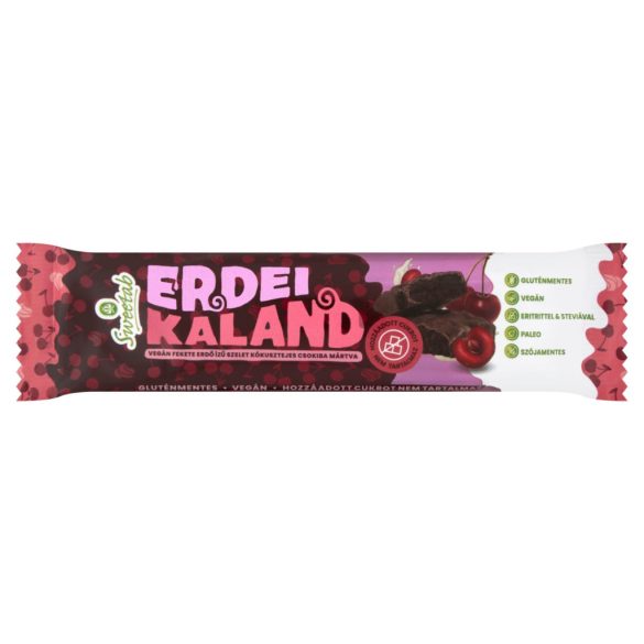 Sweetab vegan, glutenfree csokiszelet erdei kaland 35 g