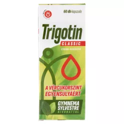 Trigotin classic gymnema sylvestre kivonat vércukorszint egyensúlyért étrendkiegészítő kapszula 60 db - 