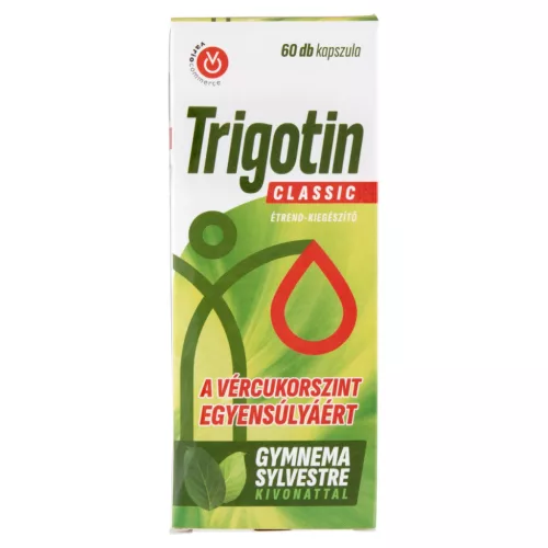 Trigotin classic gymnema sylvestre kivonat vércukorszint egyensúlyért étrendkiegészítő kapszula 60 db - 