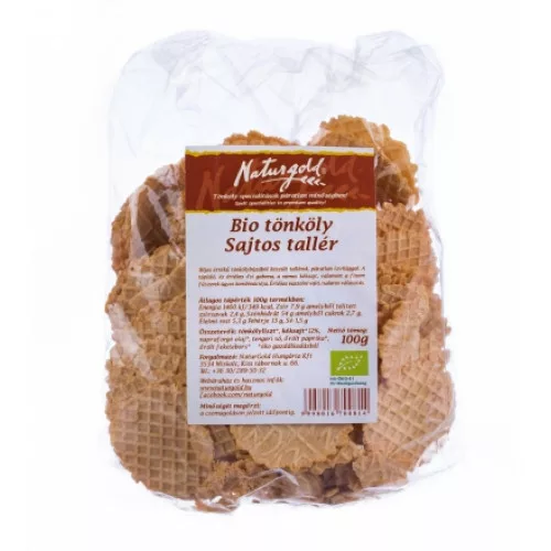 Naturgold bio tönkölytallér sajtos 100 g - Bio és natúr élelmiszerek