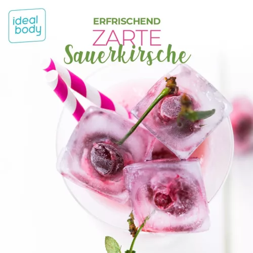 Idealbody fogyókúrás italpor meggy ízű 525 g - Bio és natúr étrendkiegészítők