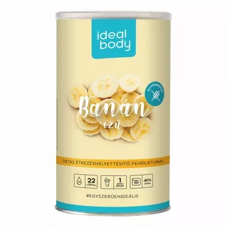 IdealBody Fogyókúrás Italpor Banános 525 g (Turbó Diéta) - Bio és natúr étrendkiegészítők