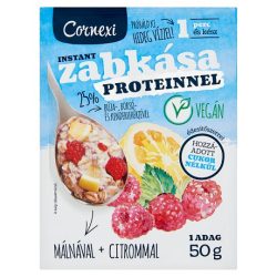   Cornexi vörösáfonyás-meggyes protein zabkása édesítőszerrel, vegán 50 g