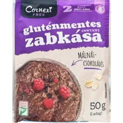 CORNEXI ZABKÁSA MÁLNÁS-CSOKIS 50G GM - Bio és natúr élelmiszerek