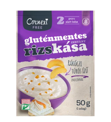 CORNEXI RIZSKÁSA RÁKÓCZI TÚRÓS GM 50G - Bio és natúr élelmiszerek