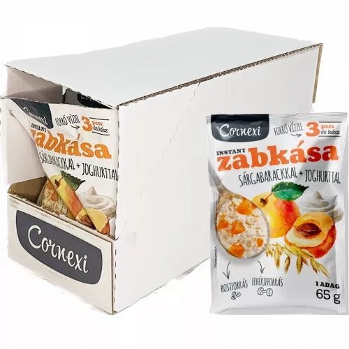 Cornexi zabkása sárgabarackkal, joghurttal 55 g - Bio és natúr élelmiszerek
