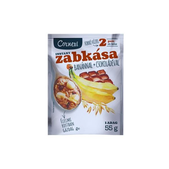 Cornexi zabkása banánnal, csokival 55 g