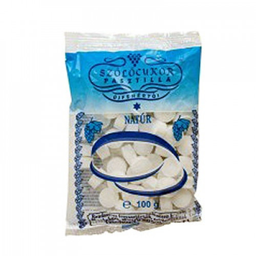 Szőlőcukor pasztilla natúr zacskós 80 g