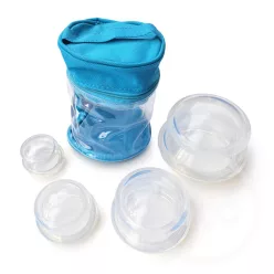 Köpöly szilikon 4 féle tokban 4 db - Bio és natúr kozmetikumok