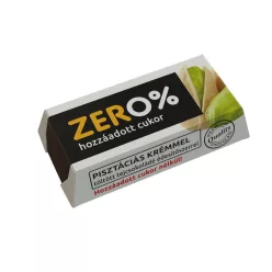   Szerencsi zero pisztácia ízű krémmel töltött tejcsokoládé édesítőszerrel 21 g