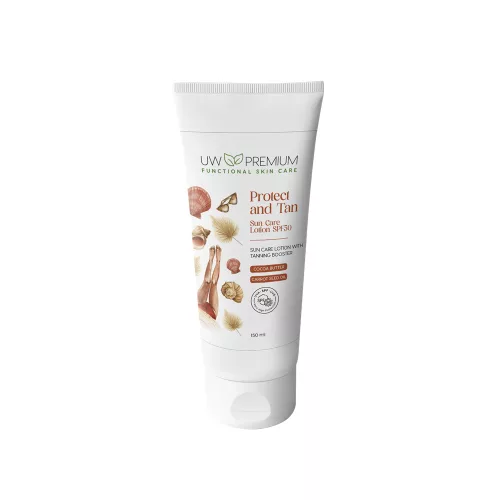 Uw premium védő és barnulást segítő naptej spf50 150 ml - 