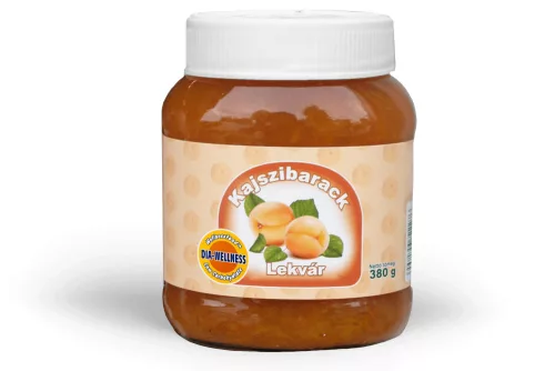 Dia-Wellness lekvár kajszibarack 380 g - Bio és natúr élelmiszerek