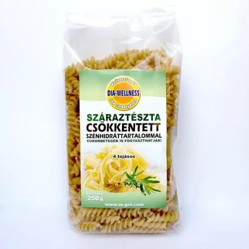 Dia-Wellness száraztészta orsó 250 g - Bio és natúr élelmiszerek