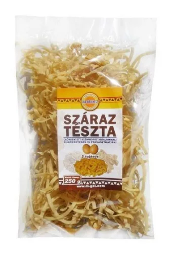 Dia-Wellness száraztészta szélesmetélt 250 g - Bio és natúr élelmiszerek
