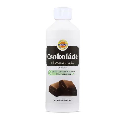 Dia-Wellness zéró csokoládé öntet fagyihoz/sütihez 500 g – Egyéb szósz