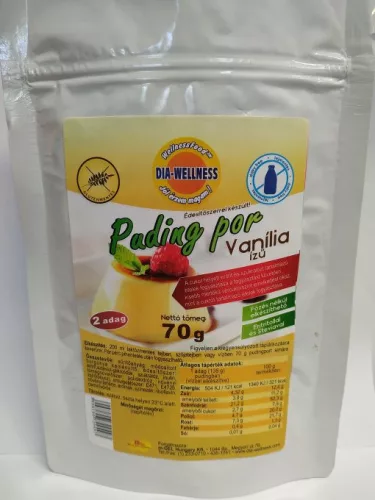 DIA-WELLNESS PUDINGPOR (HIDEG) VANÍLIÁS - Bio és natúr élelmiszerek