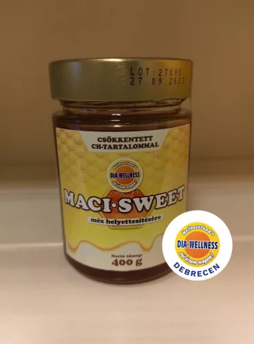 Dia-Wellness maci sweet méz helyettesítésére 400 g - Bio és natúr élelmiszerek