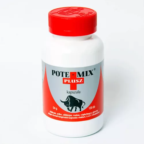 Pote-Mix Plusz Kapszula  120 db - Bio és natúr étrendkiegészítők