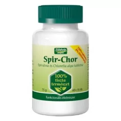 Zöldvér spir-chor alga tabletta 100% 60+18 db 78 db - Bio és natúr étrendkiegészítők