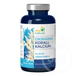 Viva natura okinawai korall kalcium étrend-kiegészítő kapszula 100 db - Bio és natúr étrendkiegészítők