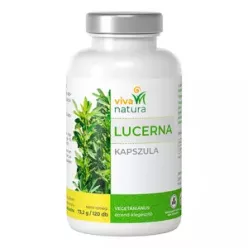 Viva natura lucerna vegán kapszula 100% 150 db - Bio és natúr étrendkiegészítők