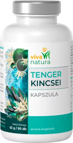 VIVA NATURA TENGER KINCSEI KAPSZULA 90DB - Bio és natúr étrendkiegészítők