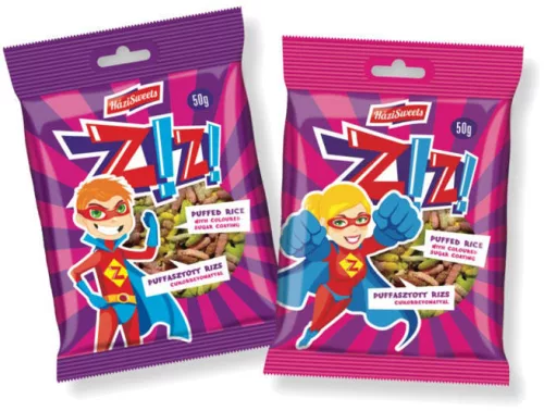 Zizi puffasztott rizs cukorbevonattal 50 g - Bio és natúr élelmiszerek