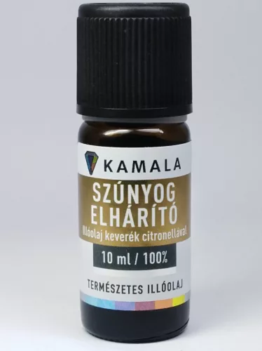 Kamala illóolaj 100% szúnyog elhárító keverék 10 ml - Aromaterápiához és természetes wellnesshez