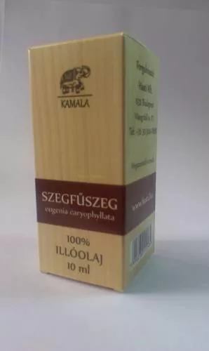 Kamala dobozos illóolaj szegfűszeg 10 ml - Aromaterápiához és természetes wellnesshez