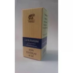 Kamala dobozos illóolaj geránium 10 ml - Aromaterápiához és természetes wellnesshez