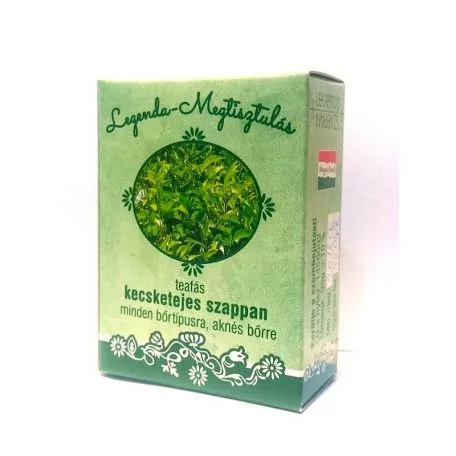 Legenda teafás kecsketejes szappan 95 g - Bio és natúr kozmetikumok