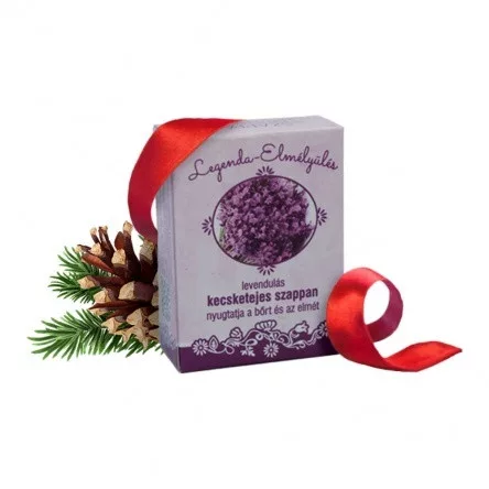 Legenda levendulás kecsketejes szappan 95 g - Bio és natúr kozmetikumok