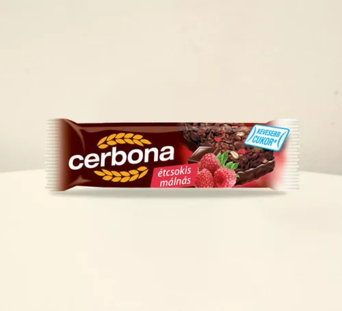 Cerbona szelet étcsokis málnás 20 g - Bio és natúr élelmiszerek