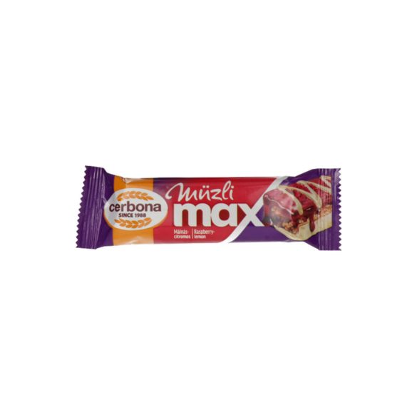 CERBONA MÜZLISZELET MAX MÁLNA-CITROM 30G
