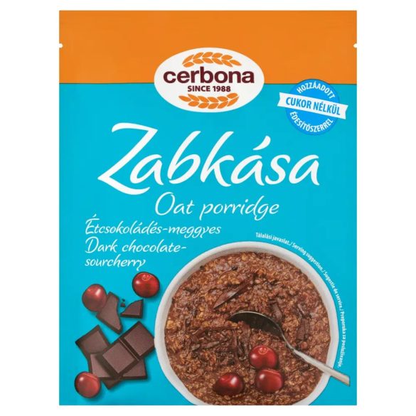 CERBONA ZABKÁSA ÉTCSOKI-MEGGY HCM 50G