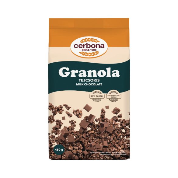 CERBONA GRANOLA TEJCSOKI 450G