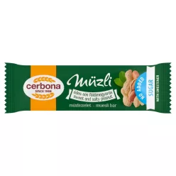 Cerbona szelet édes-sós földimogyorós 20 g – Müzli- és gyümölcsszelet