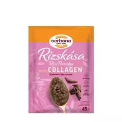 Cerbona rizskása étcsokis kollagénnel 45 g – Müzli