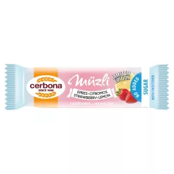 Cerbona szelet epres citromos 20 g – Müzli- és gyümölcsszelet