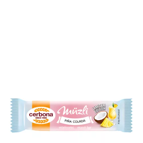 Cerbona szelet pina colada 20 g – Müzli- és gyümölcsszelet