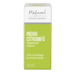 Naturol indiai citromfű illóolaj 10 ml - Aromaterápiához és természetes wellnesshez