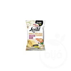 White Snack bio lencse chips tejfölös ízesítéssel 45 g