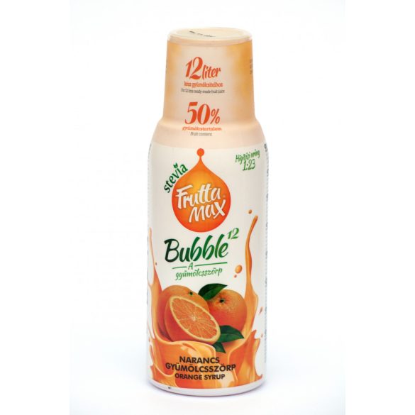 Fruttamax bubble 12 narancs 500 ml