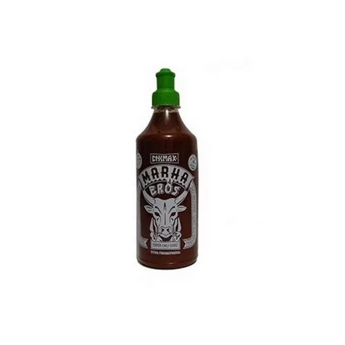 CHIMAX MARHA ERŐS CHILI SZÓSZ EXTRA FOKHAGYMÁVAL 500 g - Bio és natúr élelmiszerek