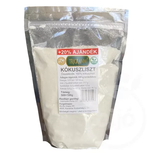 Trigramm kókuszliszt 500g+20% ajándék 600 g - 